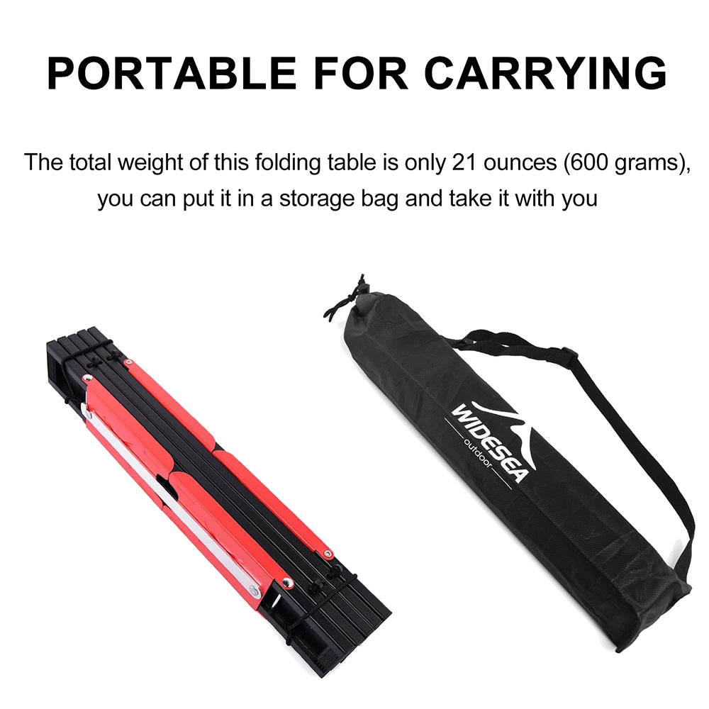 Widesea Portable Foldable Table for Camping Outdoor Picnic and Barbecue