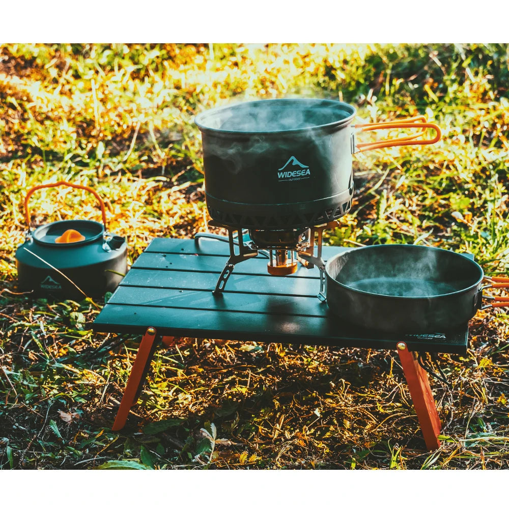 Widesea Portable Foldable Table for Camping Outdoor Picnic and Barbecue
