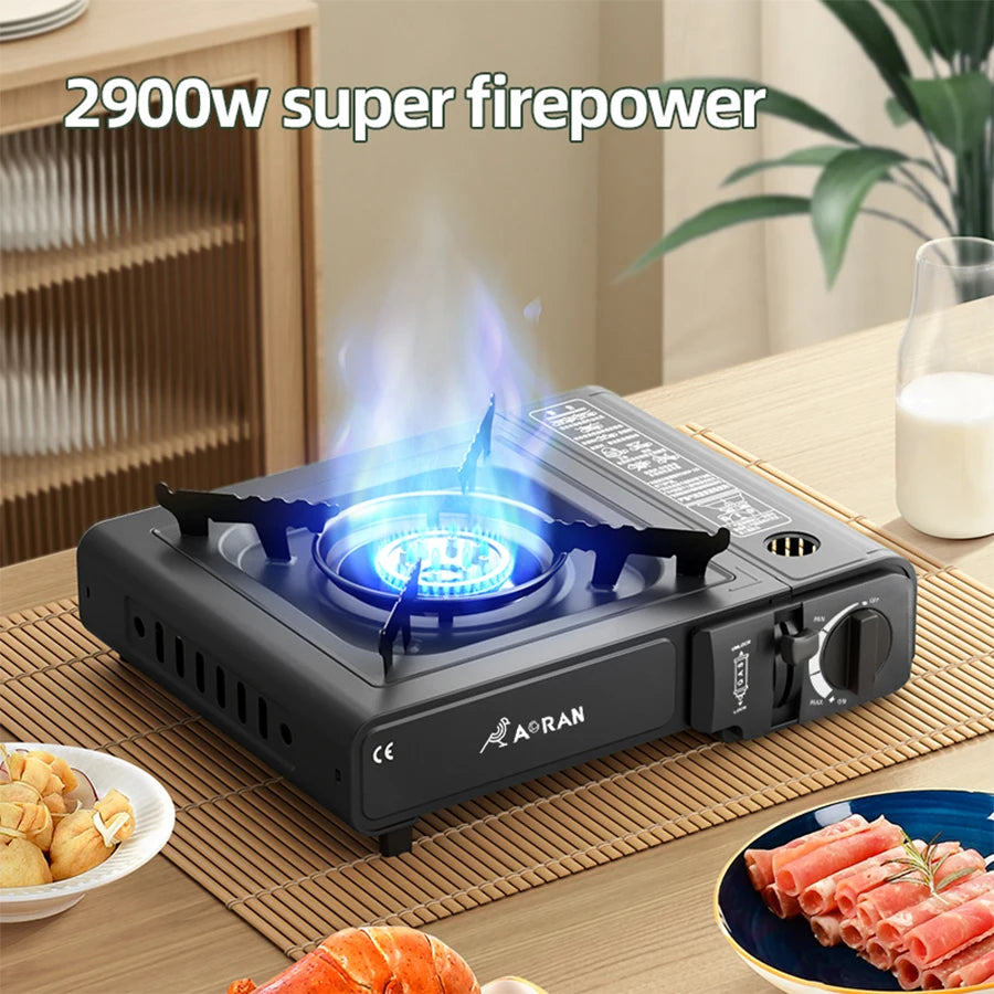 Portable Card Stove for Camping and Outdoor Use with Ignition Device