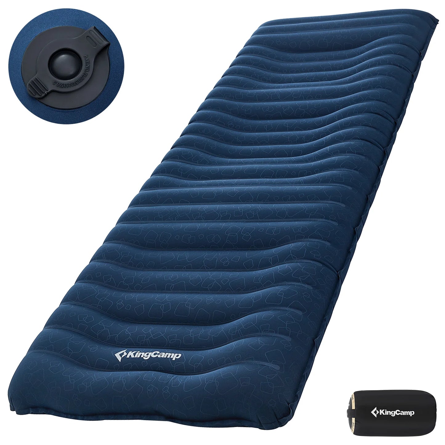 KingCamp Ultralight Inflatable Sleeping Pad for Camping and Hiking Adventures