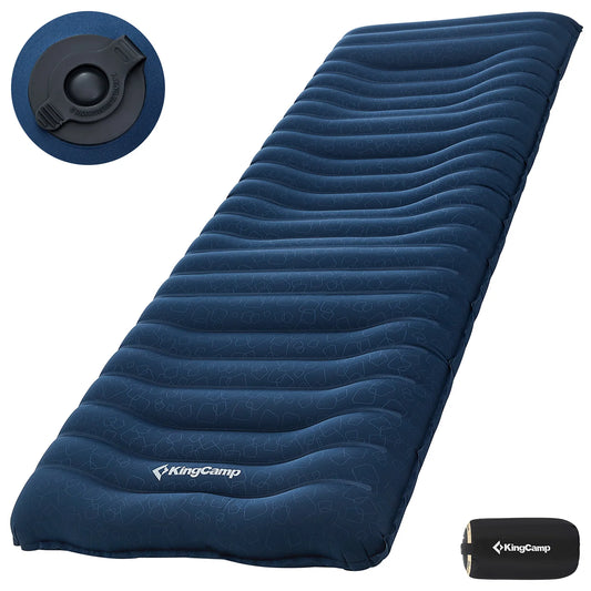 KingCamp Ultralight Inflatable Sleeping Pad for Camping and Hiking Adventures
