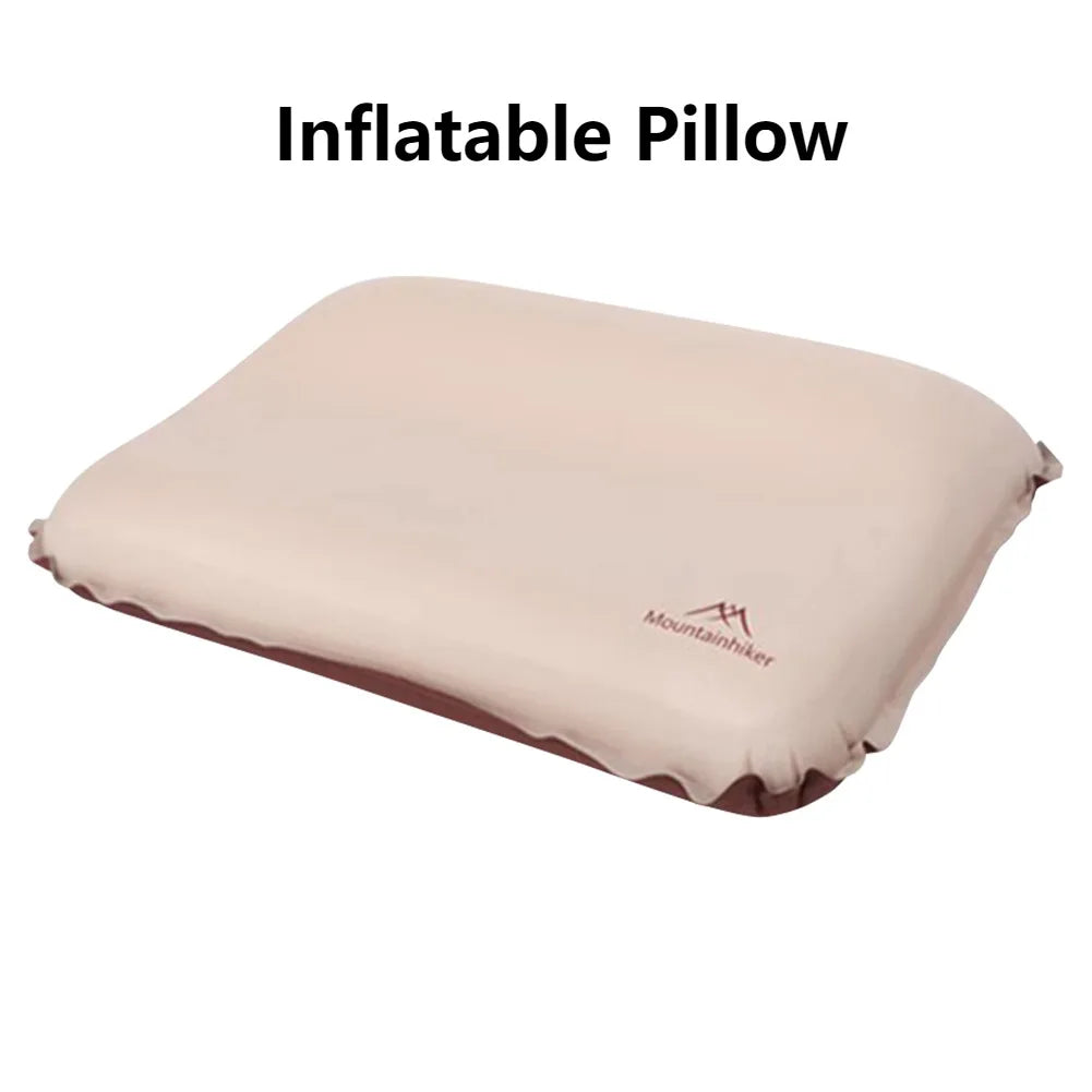 Portable Self Inflating Camping Pillow 3D Ultralight Travel Neck Support