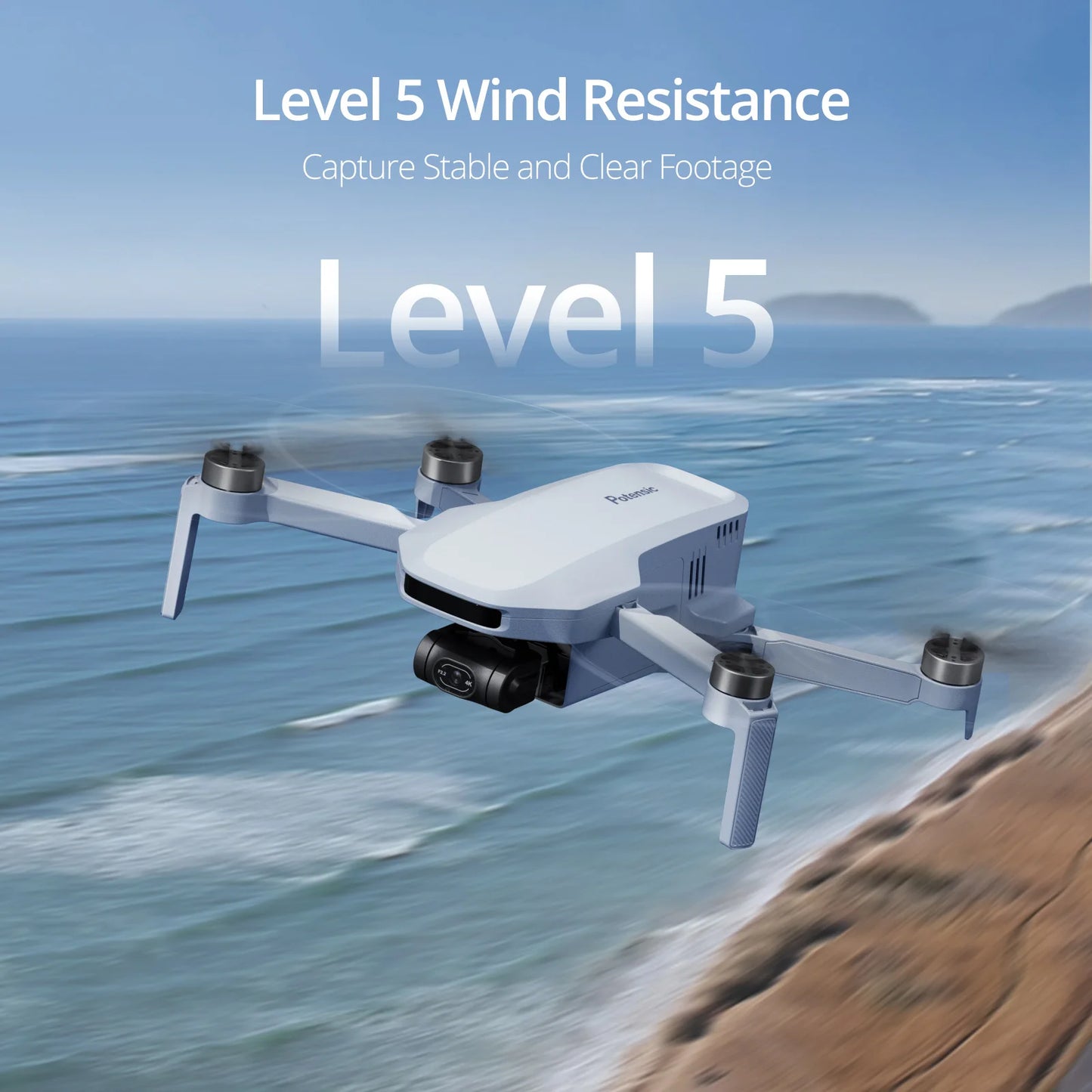 Potensic ATOM 3-Axis Gimbal 4K GPS Drone Under 249g for Adults and Beginners