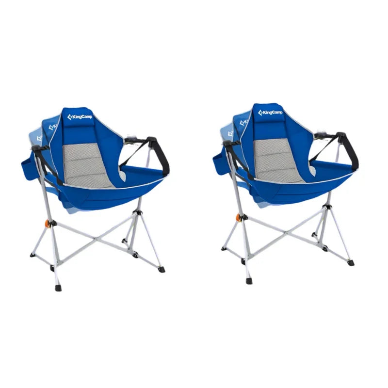 KingCamp Patio Hanging Rocking Chair Stand Ultra Lightweight Recliner Chair