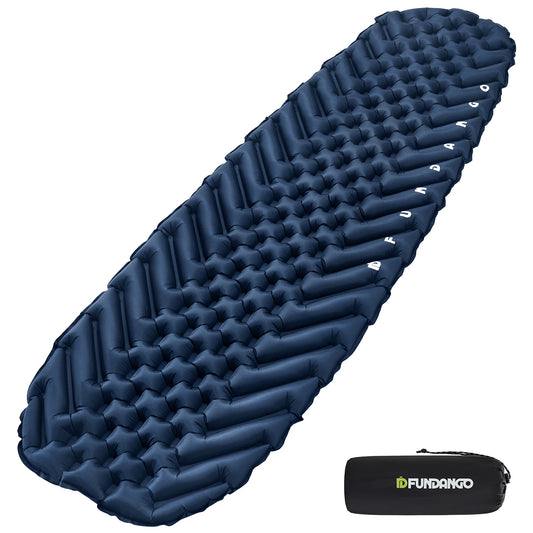 FUNDANFO Ultra-Light Waterproof Inflatable Sleeping Pad for Backpack Camping