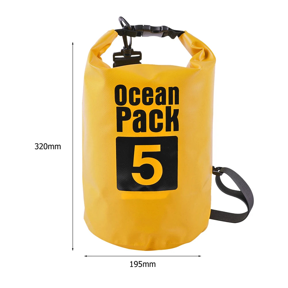 15L Waterproof Dry Bag Outdoor Floating Backpack for Trekking and Beach Use
