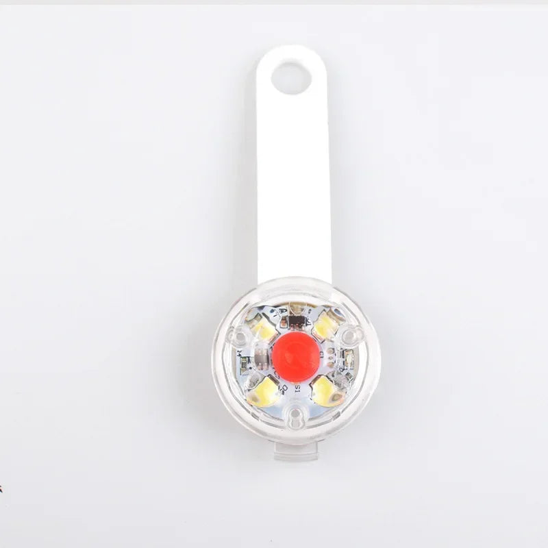 LED Dog Cat Collar Pendant Night Safety Light IPX7 Waterproof Flashing Harness