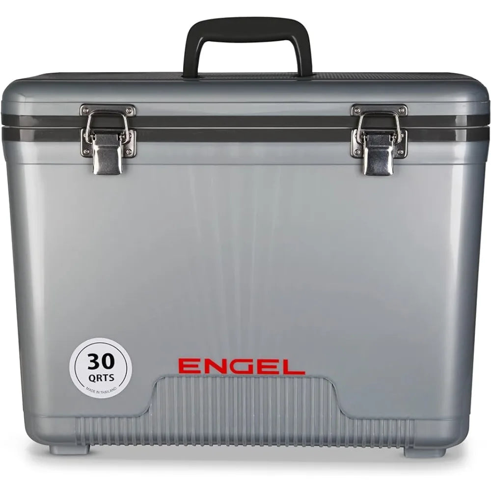 30 Quart Leak Proof Air Tight Cooler Hard Shell Drybox and Lunchbox Fishing Tackle