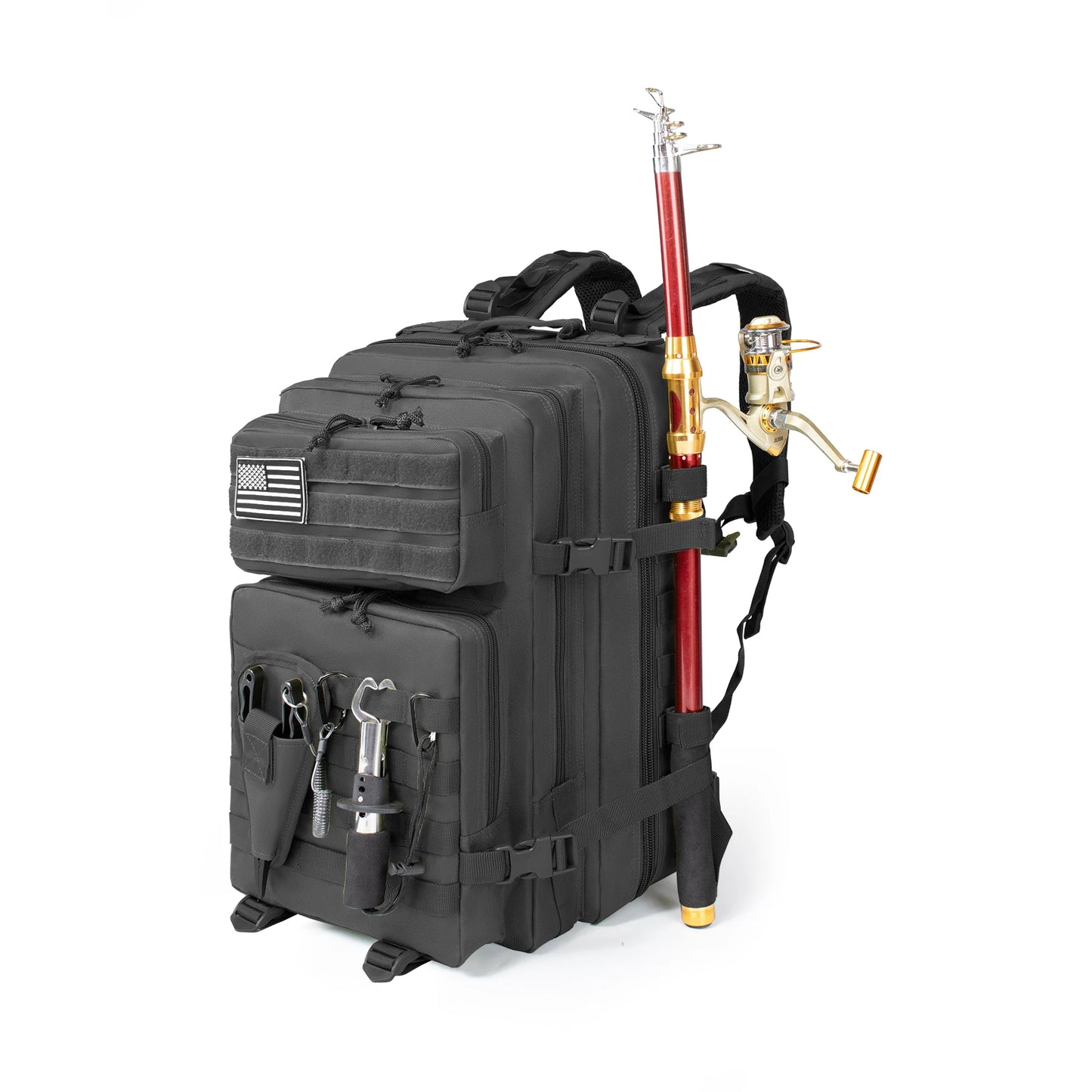 Large Capacity 45L Waterproof Tactical Backpack for Men Outdoor Fishing Hunting
