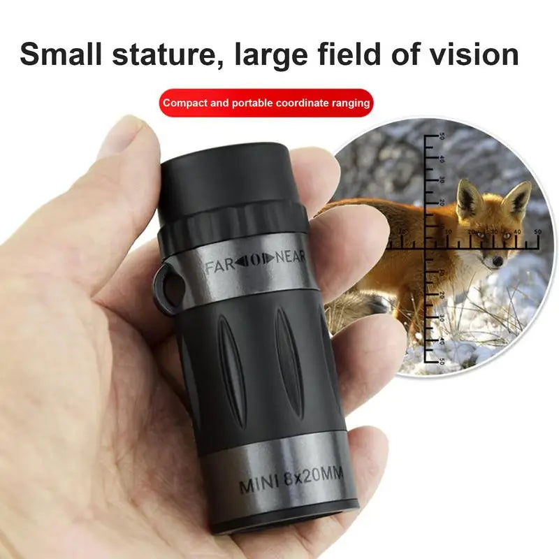 Handheld HD Monocular Telescope 8x20 High Powered Clear Vision for Adults
