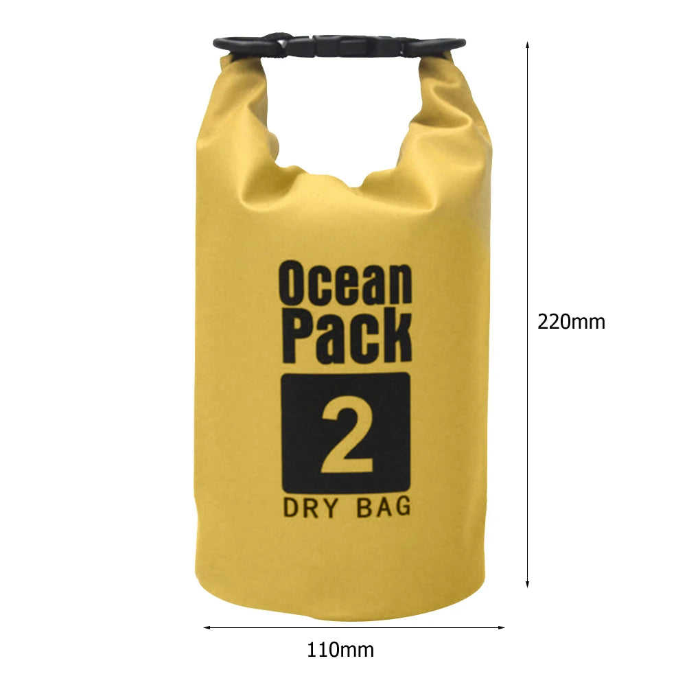 15L Waterproof Dry Bag Outdoor Floating Backpack for Trekking and Beach Use