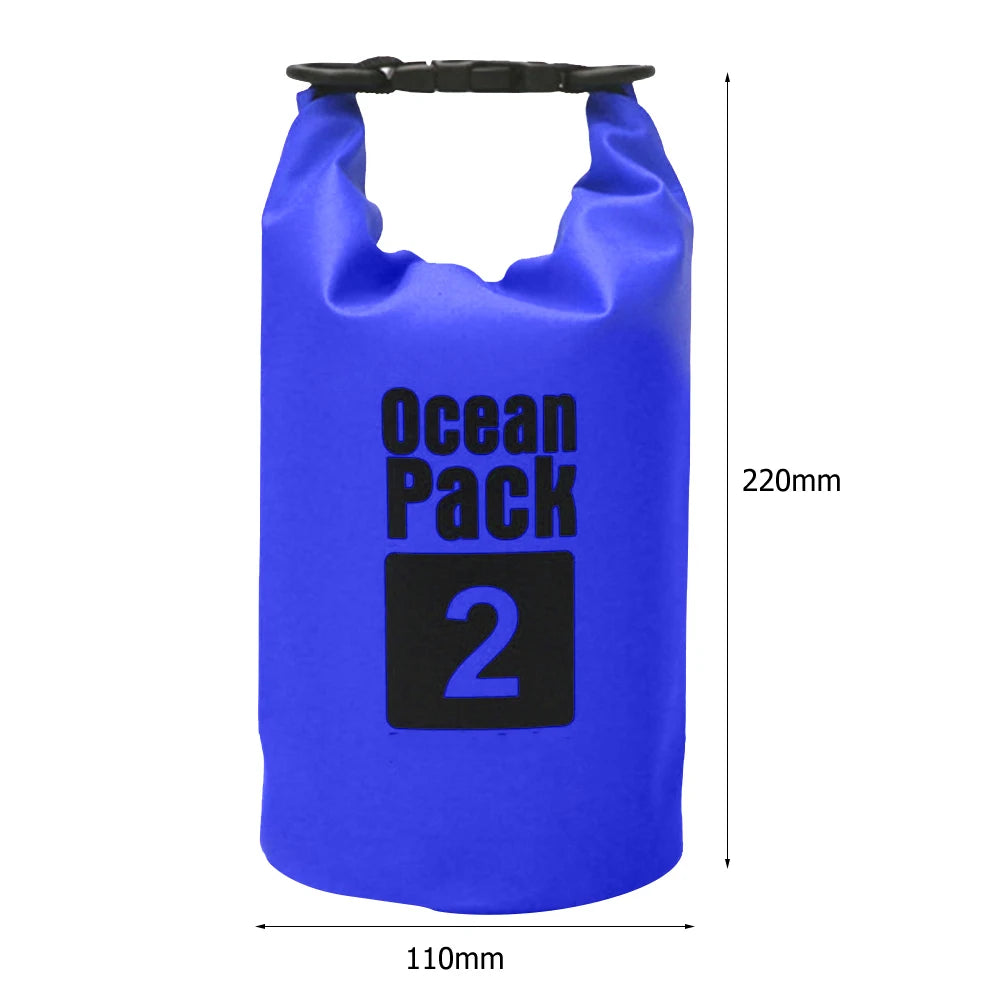 15L Waterproof Dry Bag Outdoor Floating Backpack for Trekking and Beach Use