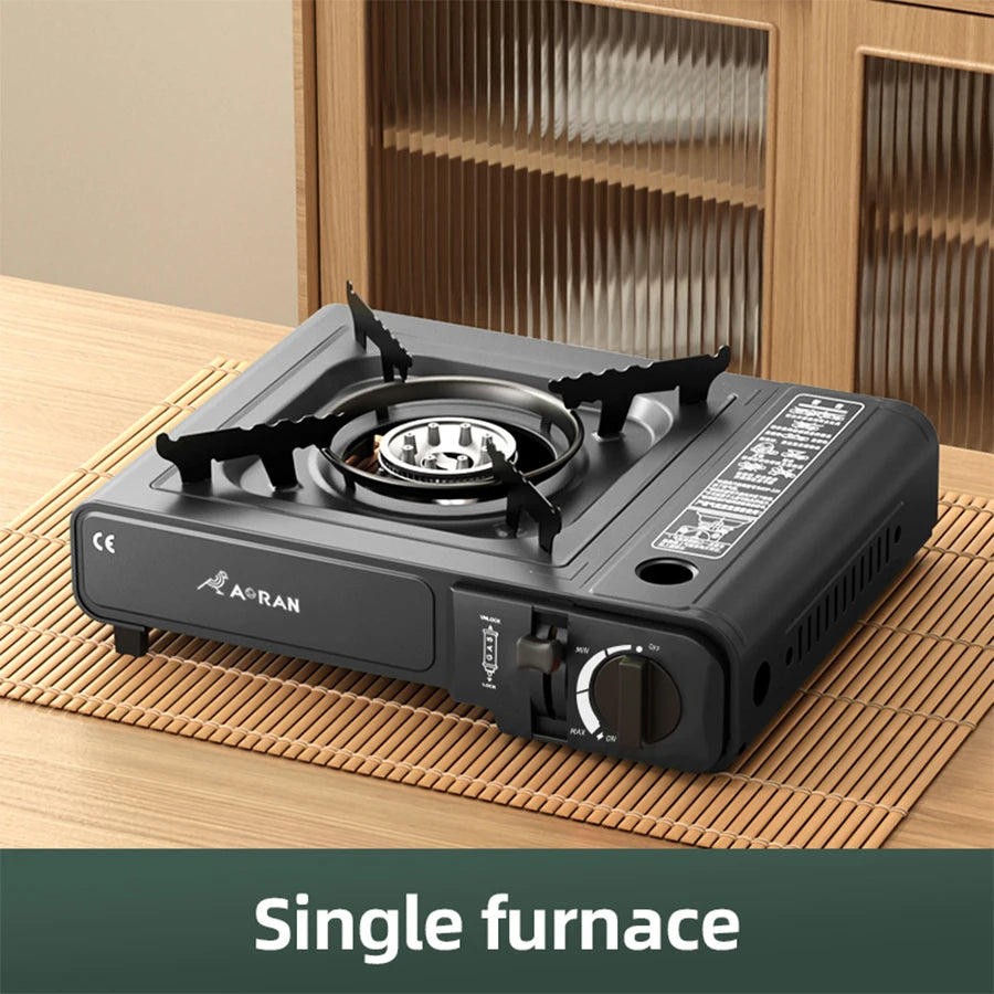 Portable Card Stove for Camping and Outdoor Use with Ignition Device