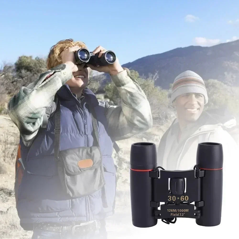 1000m 30x60 Compact Zoom Binoculars for Outdoor Sports and Camping Adventures