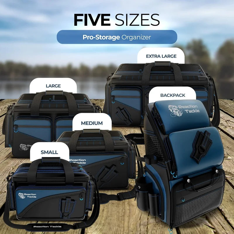 Reaction Tackle Salt Water Resistant Fishing Tackle Bag with Dividers