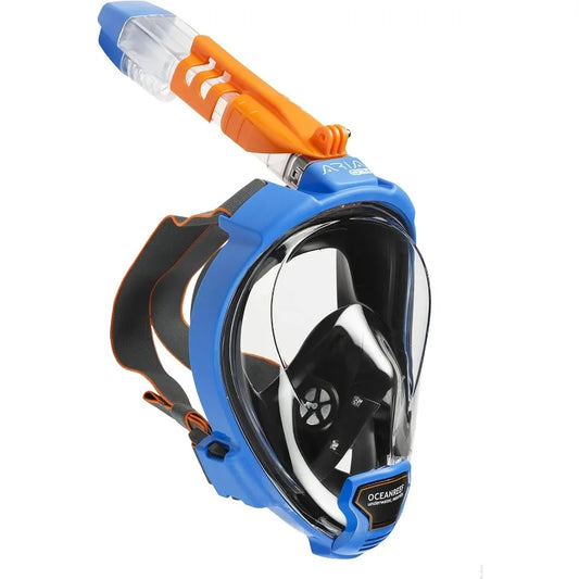 Ocean Reef Aria QR Quick Release Full Face Snorkeling Mask with 180 Degree Vision