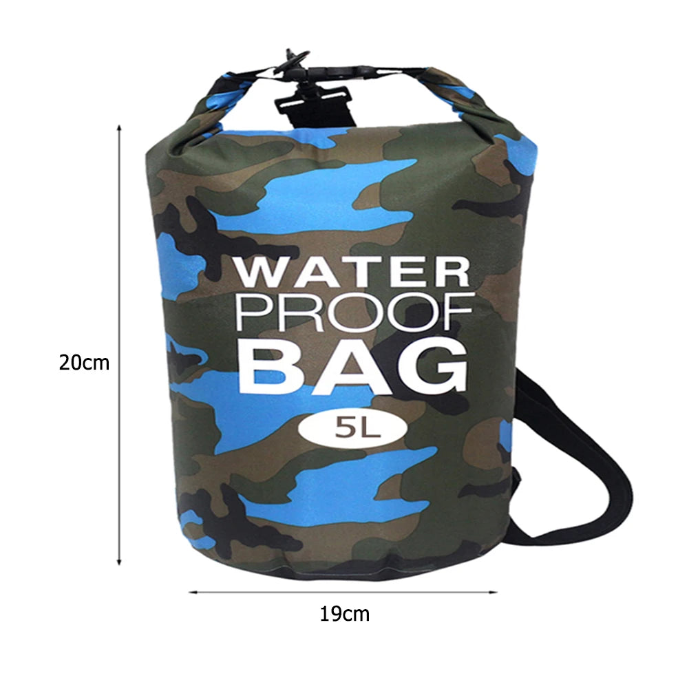 15L Waterproof Dry Bag Outdoor Floating Backpack for Trekking and Beach Use