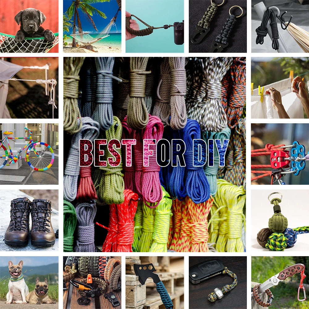 550 Paracord Rope 305M 1000FT 7 Cores for Camping Survival and DIY Projects