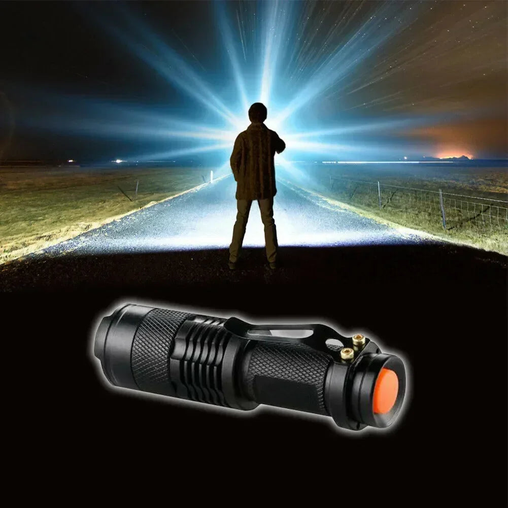Waterproof Tactical Flashlight Portable Camping Lantern 3-Mode Powerful Torch