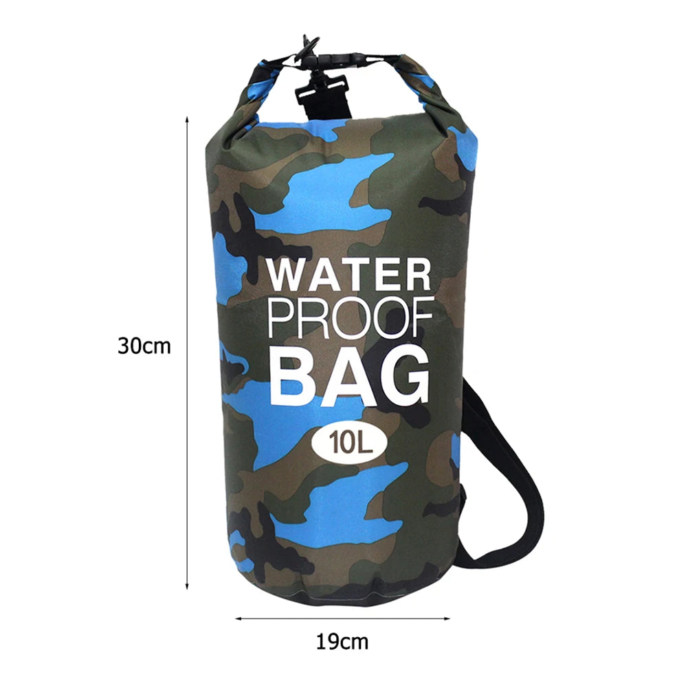 15L Waterproof Dry Bag Outdoor Floating Backpack for Trekking and Beach Use