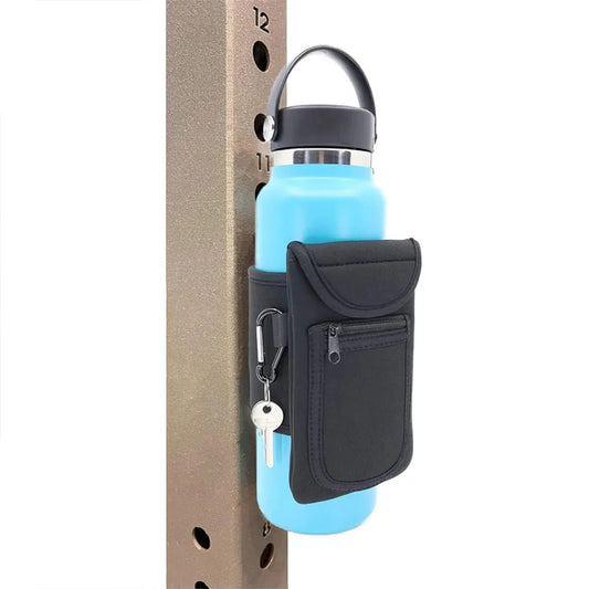 Magnetic Water Bottle Sleeve Pouch Multi Purpose Gym Bag for Office and Travel