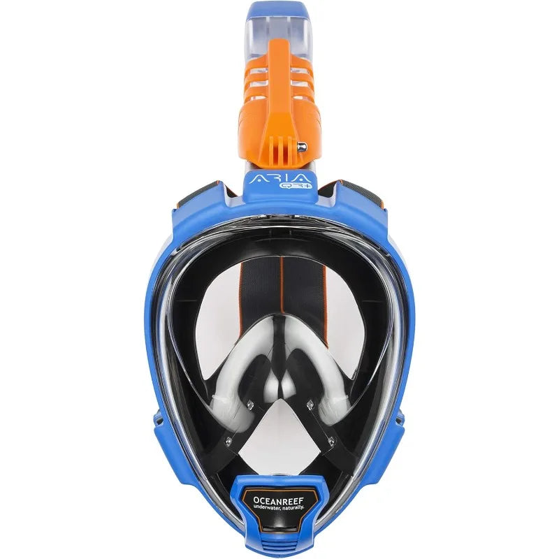 Ocean Reef Aria QR Quick Release Full Face Snorkeling Mask with 180 Degree Vision