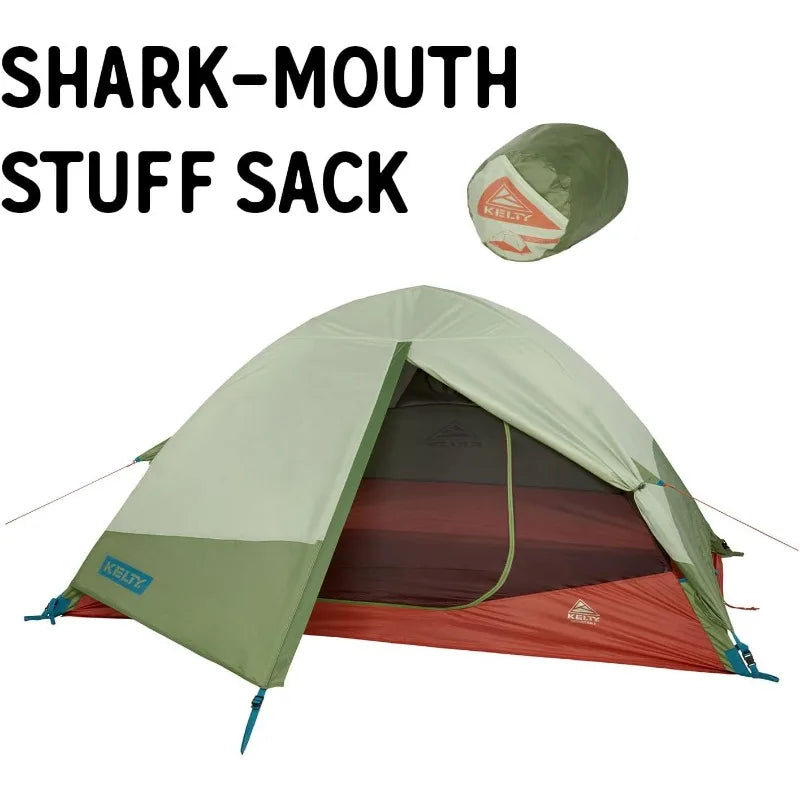 Kelty Discovery Trail Lightweight Backpacking Tent for Two with Aluminum Poles