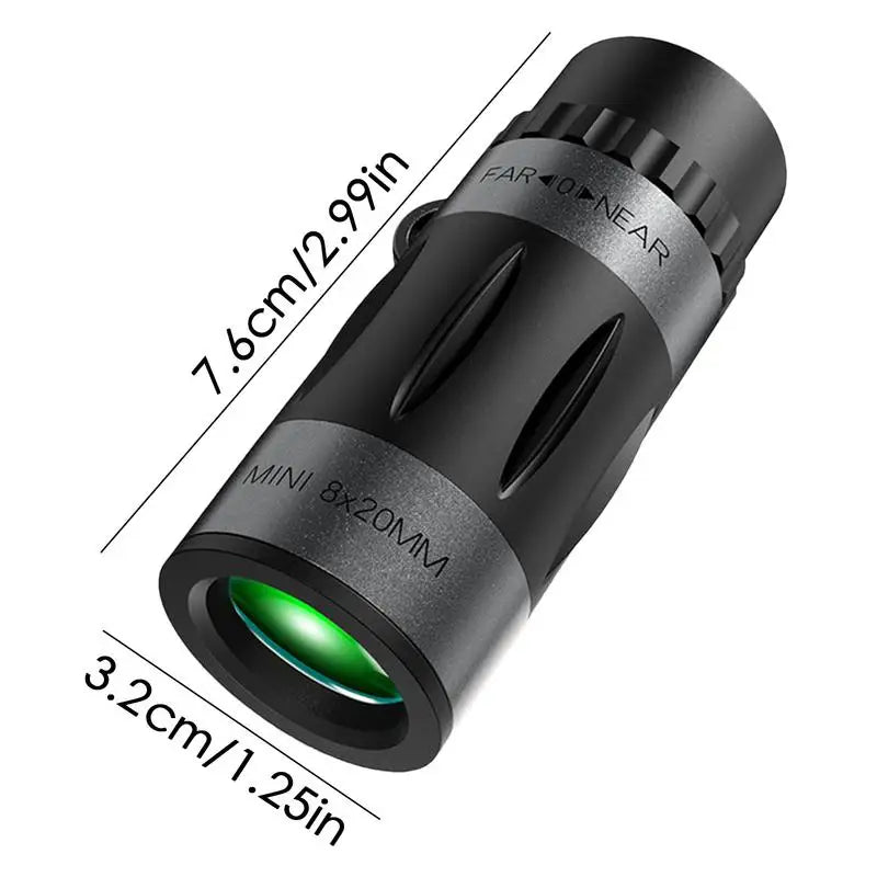 Handheld HD Monocular Telescope 8x20 High Powered Clear Vision for Adults