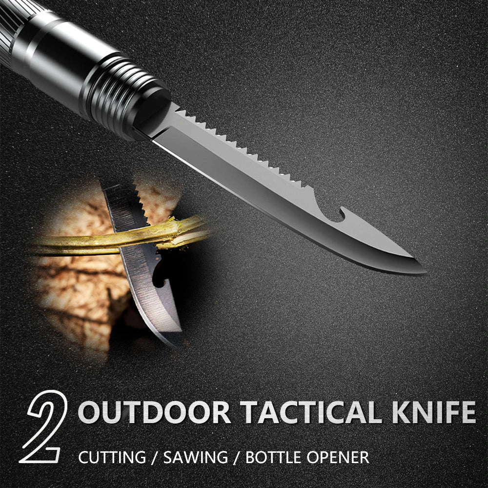 Lightweight Multifunction Trekking Poles Collapsible Hiking Sticks for Mountaineering