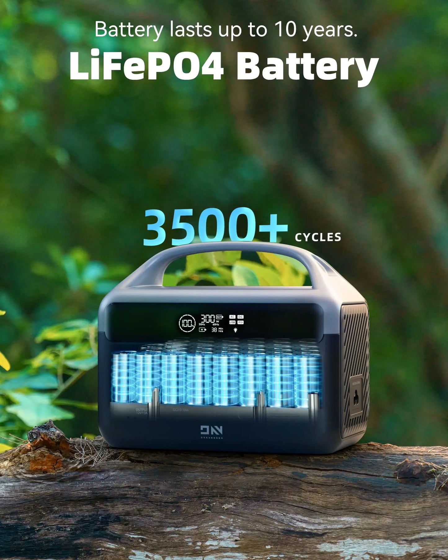 DaranEner 300W Solar Generator 179Wh Portable Power Station for Camping