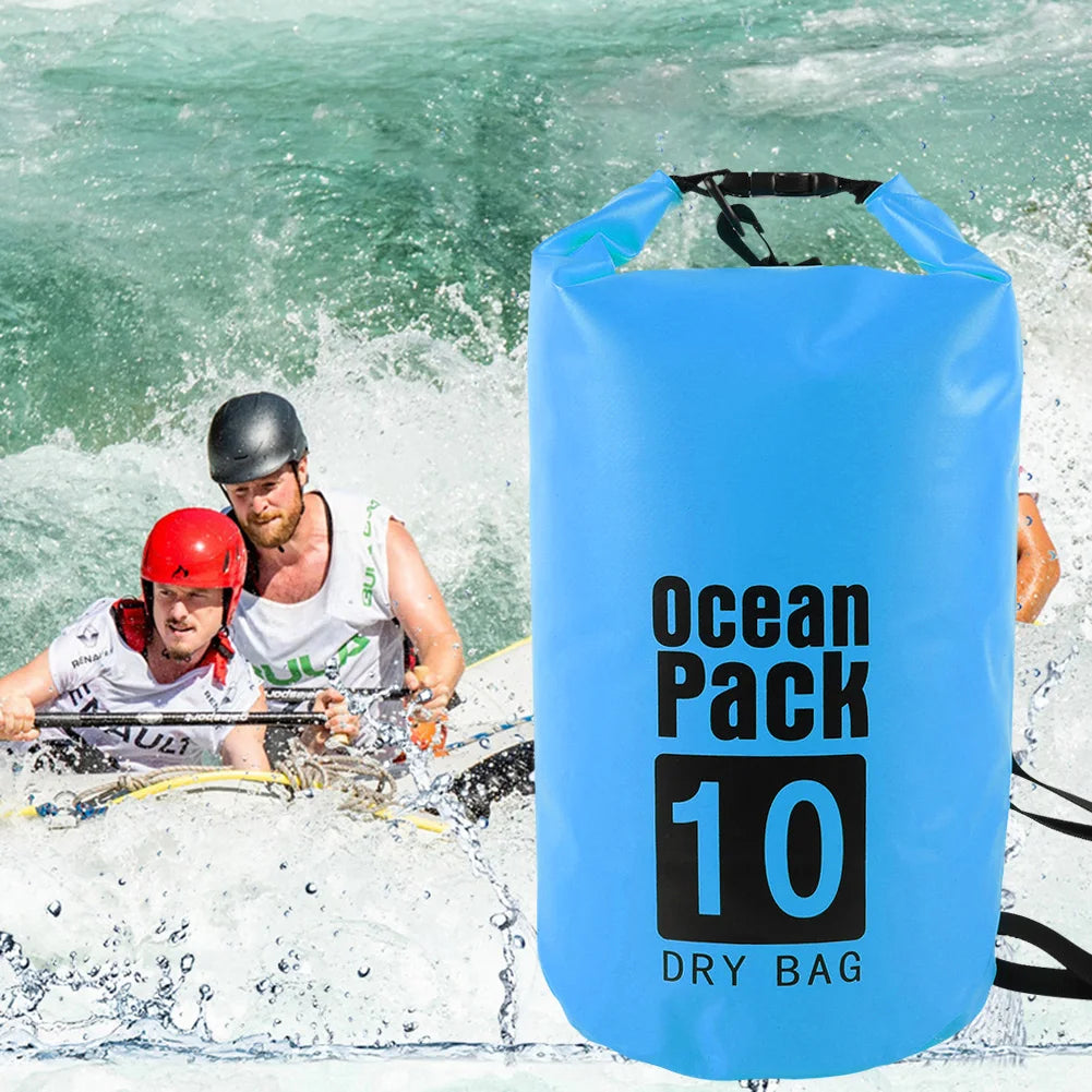 15L Waterproof Dry Bag Outdoor Floating Backpack for Trekking and Beach Use