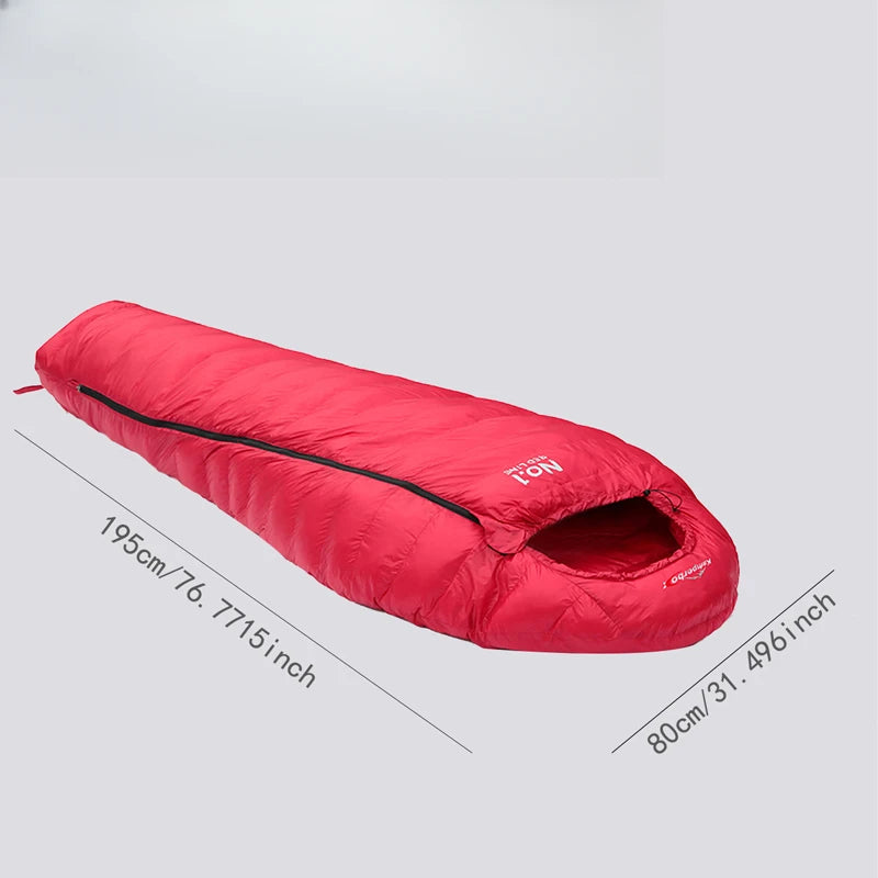 Winter Ultralight Down Sleeping Bag for Camping and Outdoor Adventures