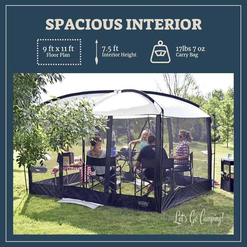 Magnetic Screen House Shelter for Camping Travel Picnics and Tailgating