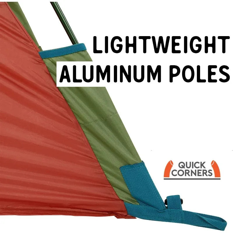 Kelty Discovery Trail Lightweight Backpacking Tent for Two with Aluminum Poles