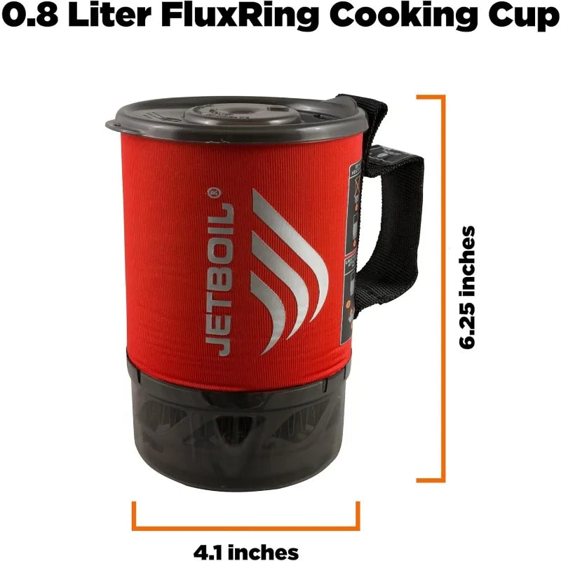 Jetboil MicroMo Lightweight Camping Stove with Adjustable Heat Control