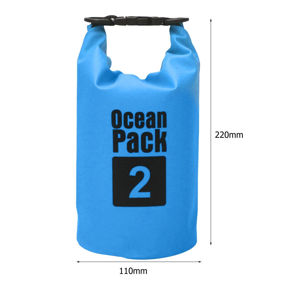 15L Waterproof Dry Bag Outdoor Floating Backpack for Trekking and Beach Use
