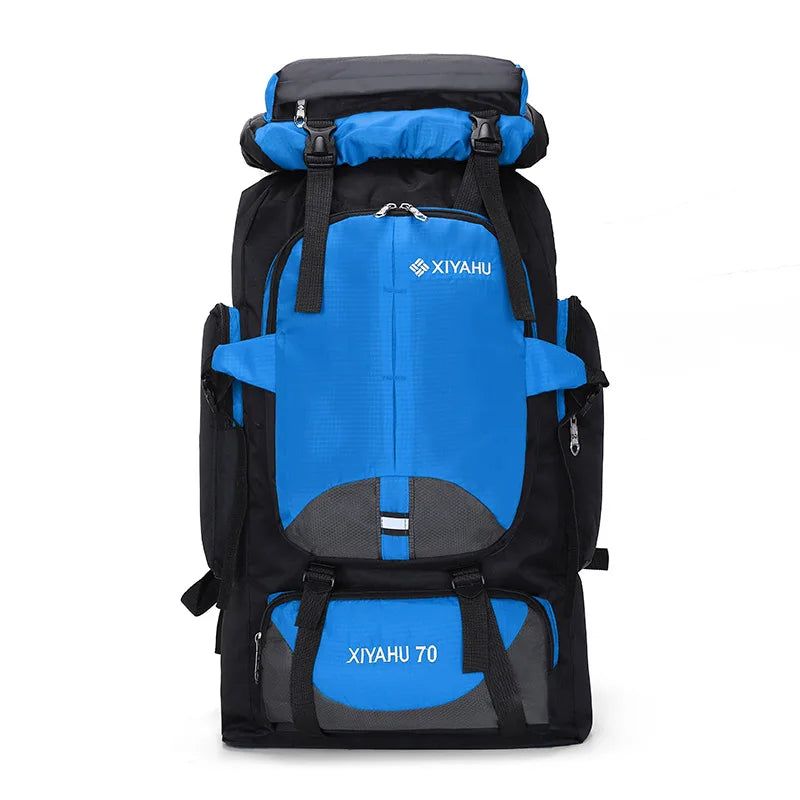 High Capacity Waterproof Hiking Backpack for Men and Women 70L Outdoor Travel Bag