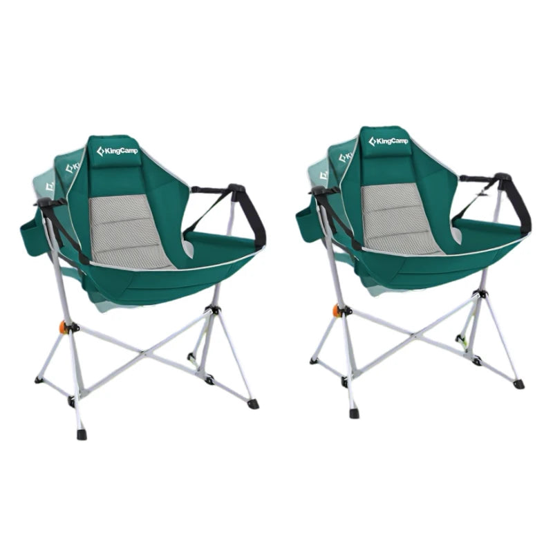 KingCamp Patio Hanging Rocking Chair Stand Ultra Lightweight Recliner Chair