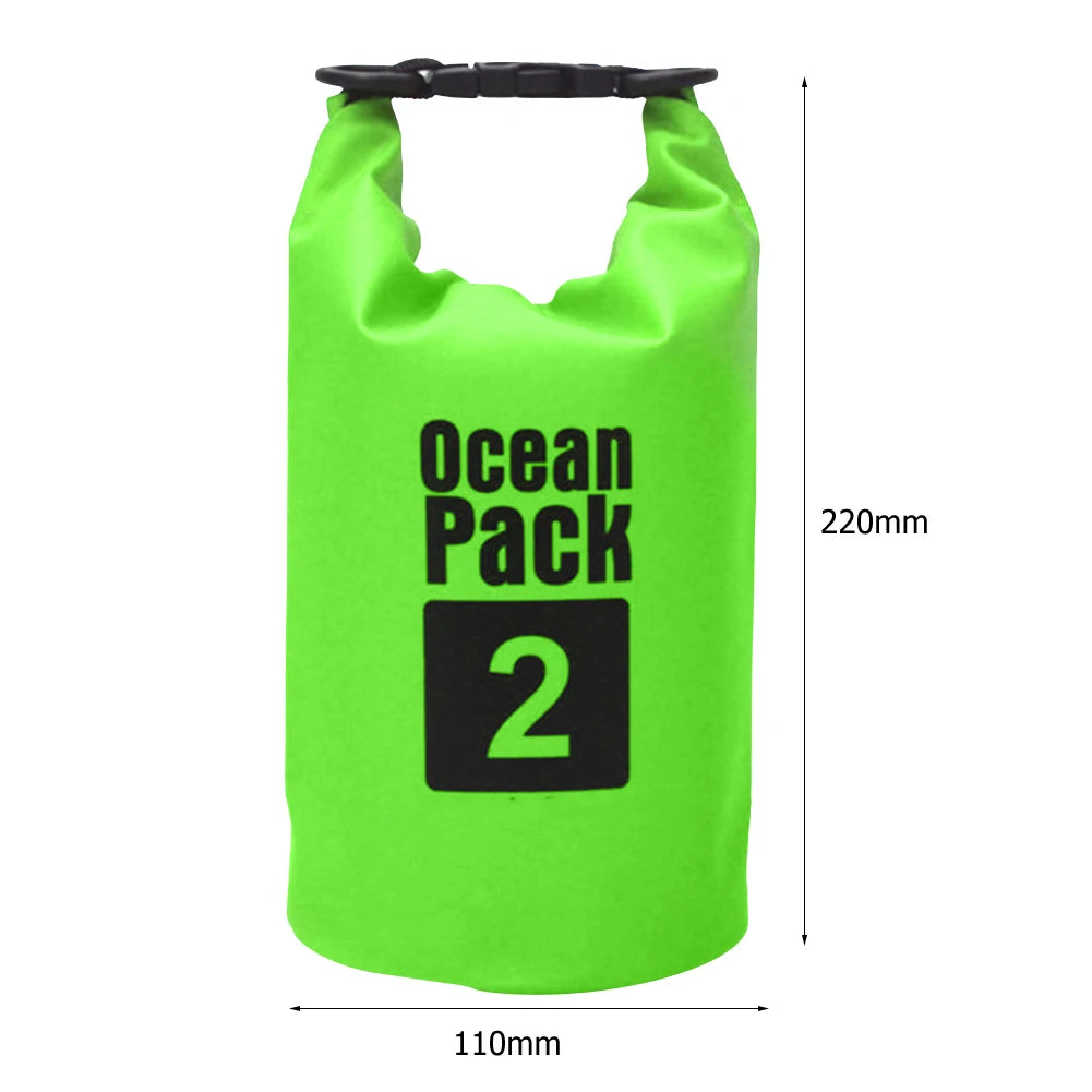15L Waterproof Dry Bag Outdoor Floating Backpack for Trekking and Beach Use