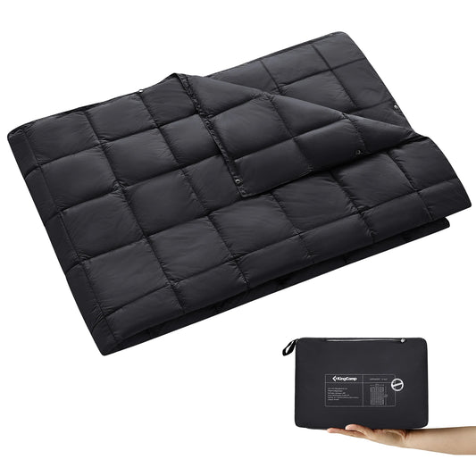 KingCamp Multifunctional Camping Blanket Warm Insulated Puffy Quilt for Picnics