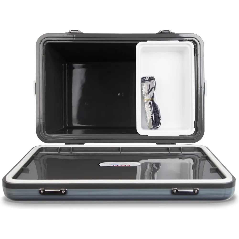 30 Quart Leak Proof Air Tight Cooler Hard Shell Drybox and Lunchbox Fishing Tackle