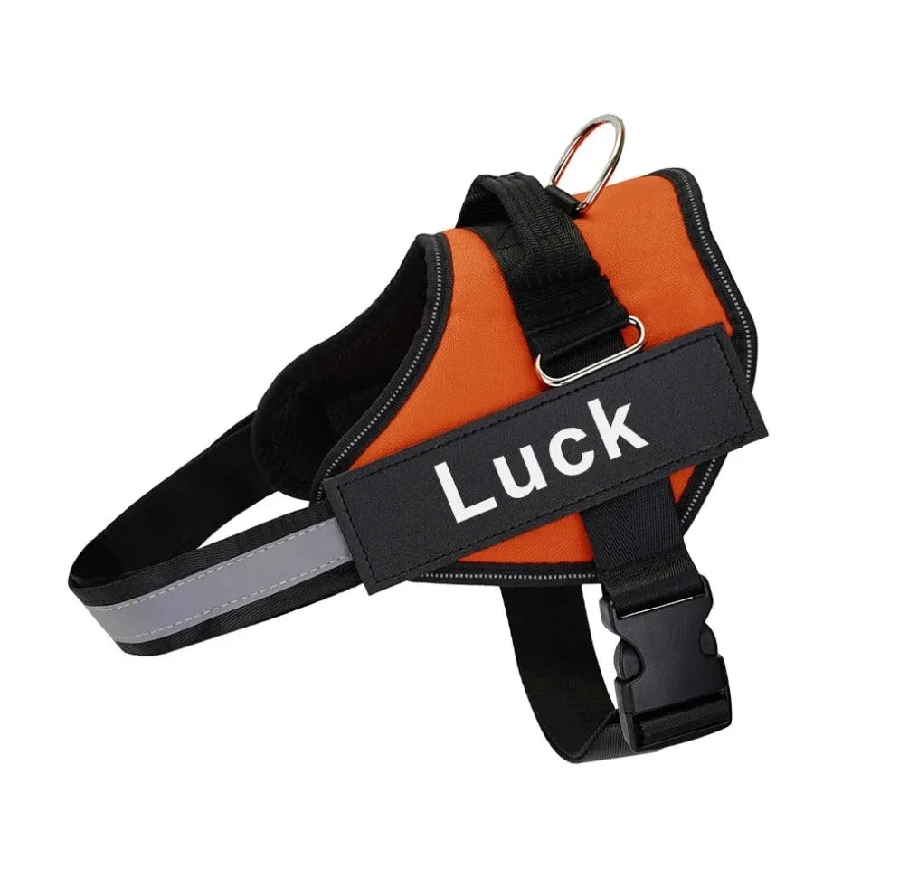 Adjustable Reflective Dog Harness Vest for Outdoor Walking Small to Large Dogs