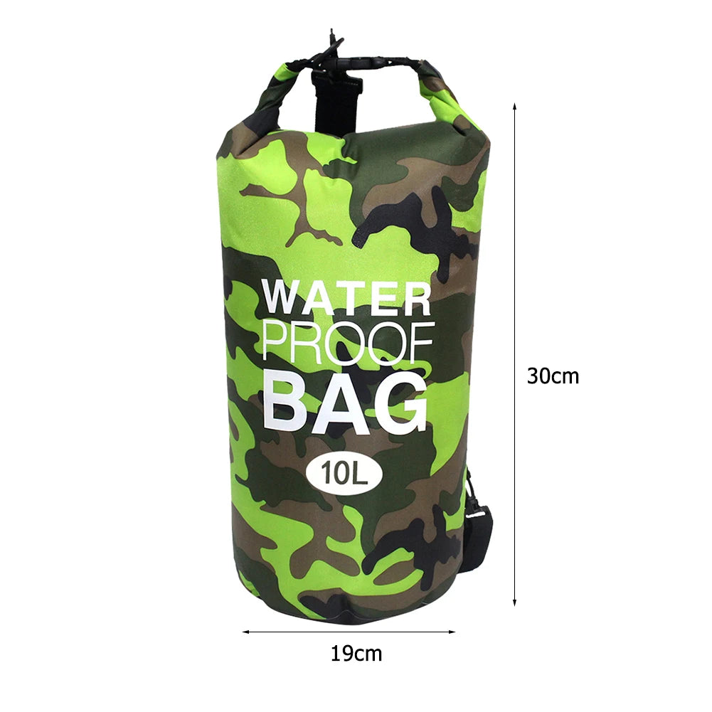 15L Waterproof Dry Bag Outdoor Floating Backpack for Trekking and Beach Use