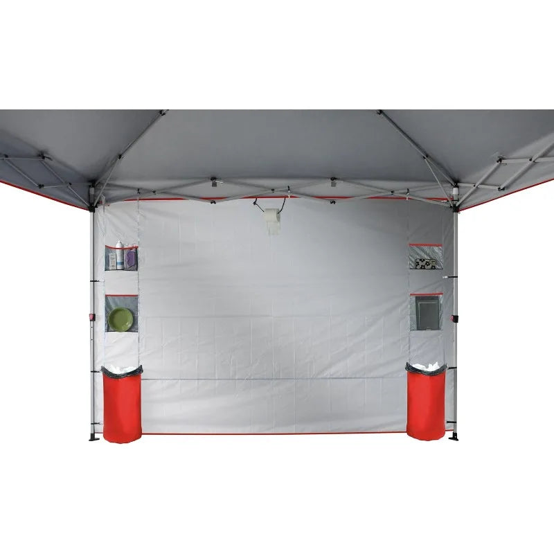 Crown Shades 10x10 Pop Up Canopy Tent Red Easy Setup Portable Outdoor Shelter