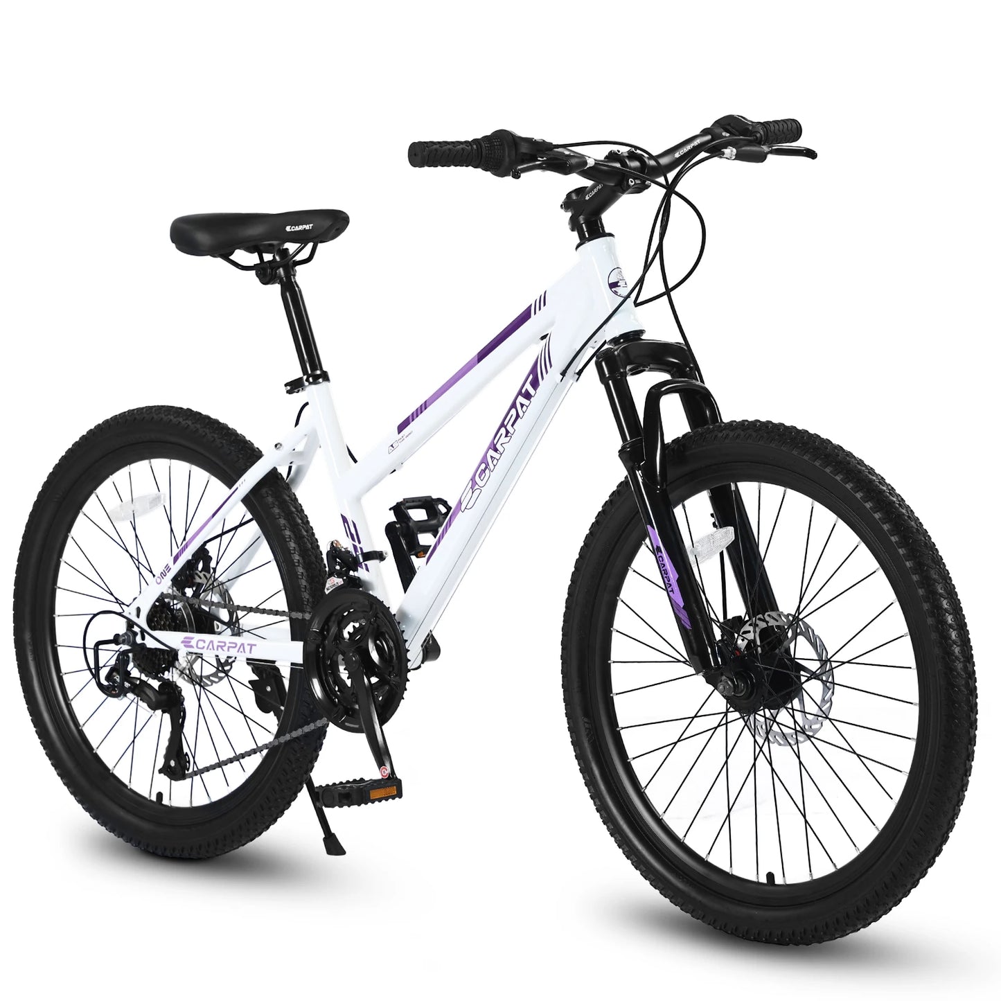 24 Inch Mountain Bike for Girls and Women with Shimano 21 Speeds and Disc Brakes