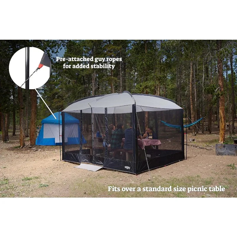 Magnetic Screen House Shelter for Camping Travel Picnics and Tailgating