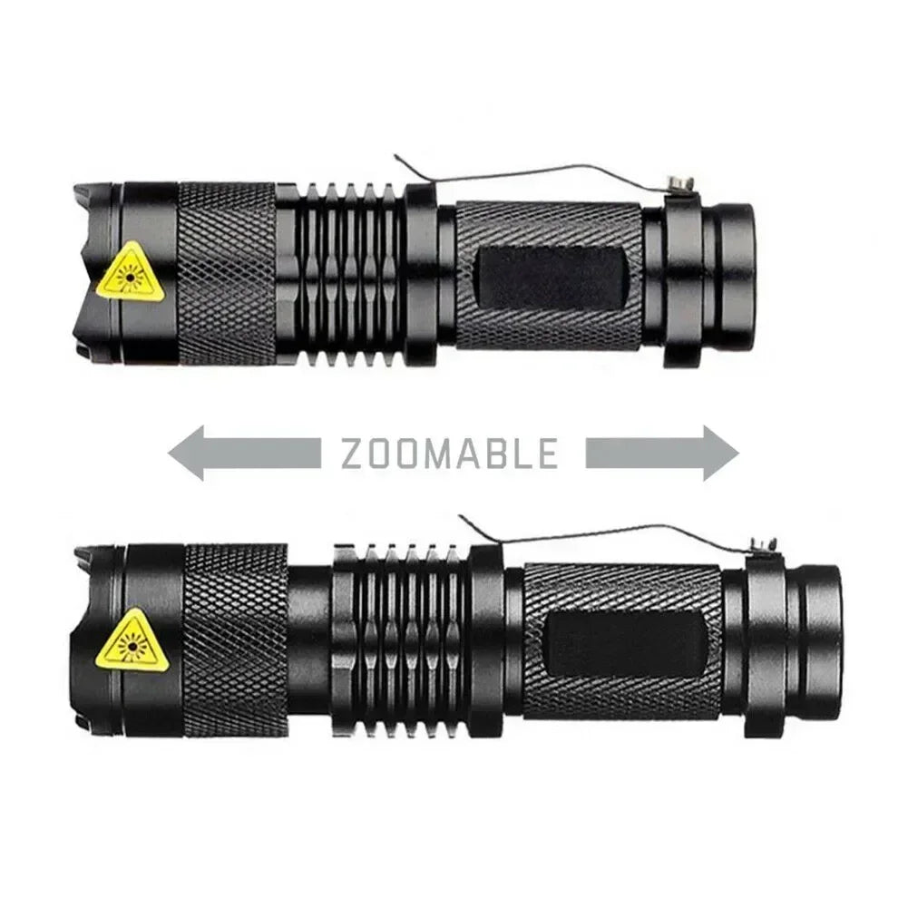 Waterproof Tactical Flashlight Portable Camping Lantern 3-Mode Powerful Torch