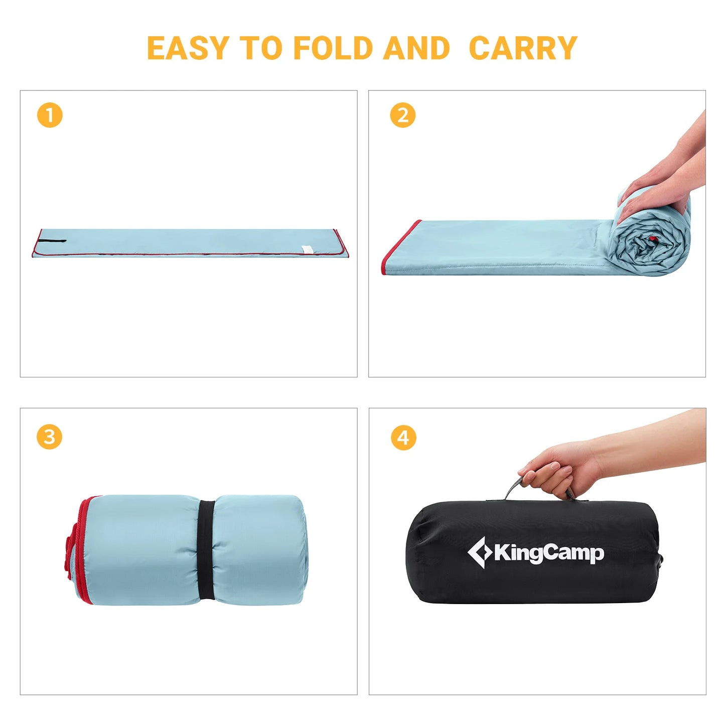 KingCamp Extra Large Outdoor Picnic Blanket Lightweight Sand Mat for Beach Camping