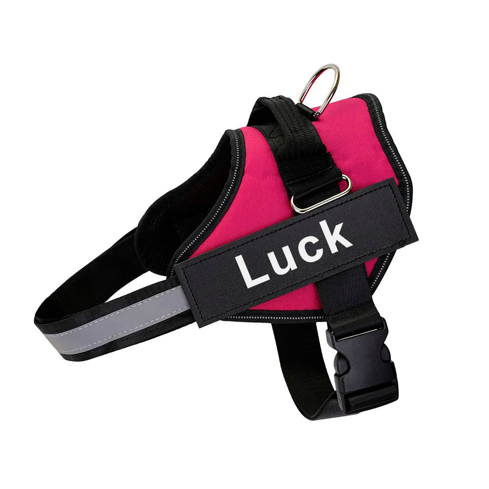 Adjustable Reflective Dog Harness Vest for Outdoor Walking Small to Large Dogs