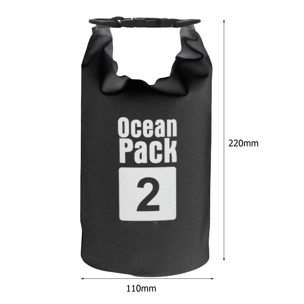 15L Waterproof Dry Bag Outdoor Floating Backpack for Trekking and Beach Use